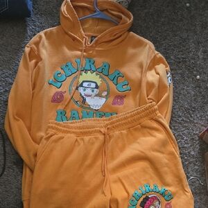 Ichiraku Ramen Kids Hoodie and Joggers Set - Orange